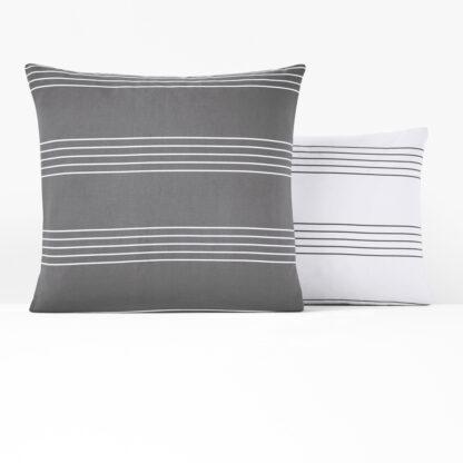 Horizon Striped 100% Cotton Pillowcase Vintage Industrial Retro UK