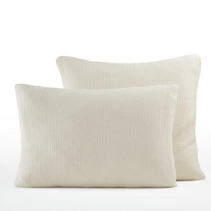 Yafa 100% Organic Cotton Muslin 200 Thread Count Child's Pillowcase Vintage Industrial Retro UK