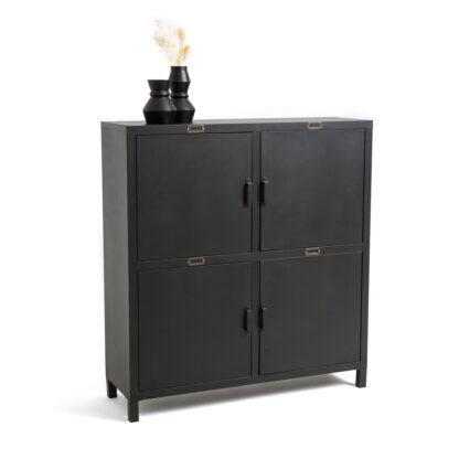 Hiba 4-door sideboard Vintage Industrial Retro UK