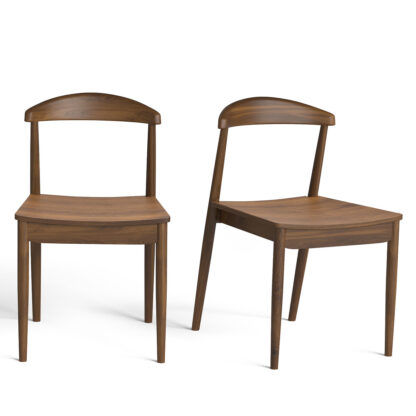 Set of 2 Galb Wooden Chairs Vintage Industrial Retro UK