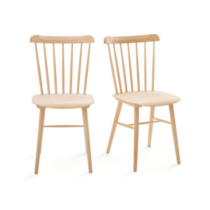 Set of 2 Ivy Beech Dining Chairs Vintage Industrial Retro UK